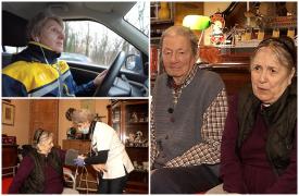 "Era ca o legumă. Mi-au dat-o de la spital în pătură". Drama lui Bogdan şi Cici, alinată de o asistentă. De 17 ani, Camelia le trece pragul