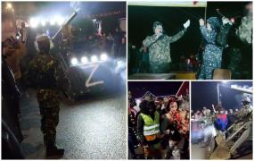 Controversă uriaşă după parodierea războiului din Ucraina de către "mascaţii" din Bacău. Internetul a luat foc la îndemnul de "viol". Poliţiştii fac anchetă