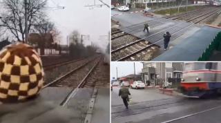 O femeie a fost lovită de tren în Brănești, după un gest de neexplicat. A forțat trecerea deși locomotiva era la doar câțiva zeci de metri