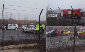 "Săraca fată, urlă de durere acolo". Tragedie între Șindrilița și Afumați, după ce un șofer a intrat cu mașina pe contrasens