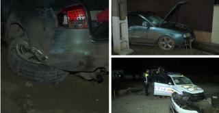 Cursă dementă a unui tânăr din Buzău: a fugit din benzinărie fără să plătească, cu poliţia pe urme, a schilodit un pieton şi a băgat în spital un poliţist