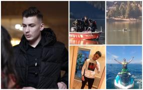 Mihai s-a înecat sub ochii prietenilor săi în Lacul Colibiţa, după ce s-au răsturnat cu hidrobicicleta. Adelin şi David s-au salvat în ultimul moment
