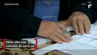 Dările către stat, colectate din sat în sat
