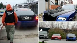 Restul bolizilor deţinuţi de fraţii Tate sunt pe cale să ajungă în posesia procurorilor. Un Rolls Royce de 380.000$ a ajuns primul pe platformă astăzi