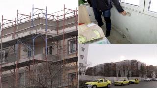 Coşmarul unor români al căror bloc a intrat în reabilitare  vara trecută. S-au trezit iarna cu apartamentele găurite. Firma dă vina pe războiul din Ucraina