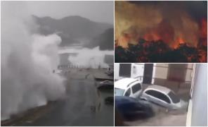 Fenomene meteo extreme în lume: Temperaturi de 45 de grade Celsius, inundaţii de proporţii, coduri de zăpadă şi îngheţ