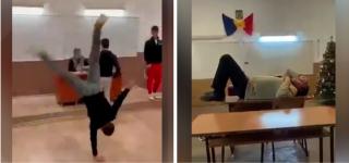 Liceul din Râmnicu Vâlcea unde a avut loc spectacolul de "circ" este unul de top. Profesorul a oferit primele explicaţii