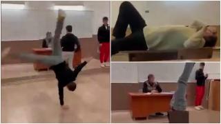 Anchetă la liceul din Râmnicu Vâlcea unde elevii fac roata prin clasă și profesorul stă întins pe catedră. Reacția Inspectoratului Școlar