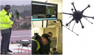 Proiect unic în România. Medicamentele şi sângele vor fi transportate, între spitalele orădene, cu drone medicale. Aparatul costă 60.000€