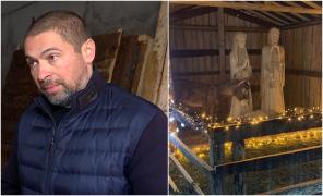 Iesle de 15.000 de euro, mărul discordiei la primăria din Variaș. Edilul a vrut spectacol biblic live, dar şi un miel sculptat