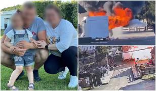 Luptă contracronometru pentru viața răniților de la explozia rulotei din Maramureș. Două dintre victime, aduse cu elicopterul la București