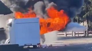 Controale după explozia în care cinci oameni au fost răniţi grav. Proprietarul rulotei nu avea şi nici nu plănuia să ia autorizaţie