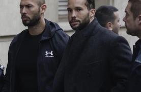 Fraţii Tate, aduşi din nou la sediul DIICOT. Cei doi susțin că sunt persecutați "pentru că sunt bogați"