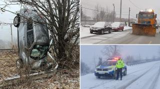 Ciclonul polar a adus zăpezi de un metru în România, iar ce e mai rău urmează. Pe litoral au fost valuri de 5 metri