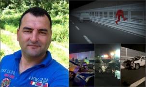 ANIMAȚIE GRAFICĂ. Marius a sărit spre moarte în încercarea de a-și salva viața. Filmul tragediei de pe A1, în urma unui carambol cu șase mașini