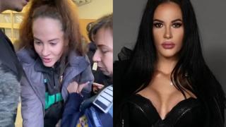 Comedie pură cu videochatista fraţilor Tate la DIICOT: s-a împiedicat şi a căzut, iar un poliţist i-a interceptat bileţelele