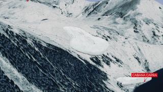 ANIMAȚIE GRAFICĂ: Cum s-a produs avalanşa din Munţii Făgăraş, cea mai gravă din ultimii 20 de ani. Turiştii blocaţi la Cabana Capra au cerut ajutor abia în dimineaţa următoare