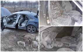 Femeie răpită de iubit şi dusă pe un câmp pentru a fi incendiată. A sunat la 112 din portbagajul maşinii, STS i-a trimis link de localizare