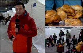 Corespondență Observator din Turcia. Mii de oameni rămași pe drumuri se adăpostesc în tabere pentru sinistrați: "Aici înnoptează, aici mănăncă"