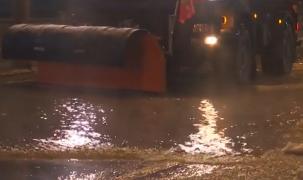 Nordul Capitalei s-a transformat în Mica Veneţie, în urma unei avarii la o conductă