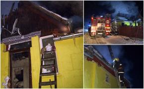 Un bătrân din Mureș a murit carbonizat în propria casă, cuprinsă de flăcări. Focul ar fi pornit de la soba nesupravegheată