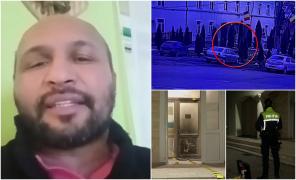 ''Cine e Poliţia în lumea asta?'' Momentul în care un recidivist băut incendiază sediul Poliţiei din Huedin cu un cocktail Molotov