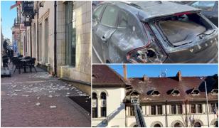 Angajații mai multor instituții din Tg. Jiu nu s-au întors azi la muncă. Clădirile în care lucrau, afectate de cutremur