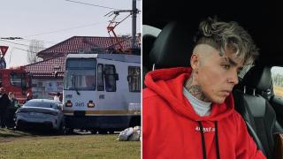 Lino Golden a fost lovit de tramvai pe Șoseaua Alexandriei din București