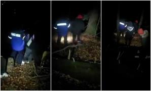 Trei minori, salvaţi de jandarmii montani, după ce s-au rătăcit în pădure, în Slănic Moldova. Erau într-o zonă abruptă, la distanţă mare de traseul turistic