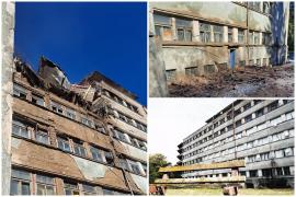 O bucată din acoperişul Sanatoriului TBC de la Marila s-a prăbuşit. Pacienţii, trataţi în condiţii greu de imaginat, au fost evacuaţi