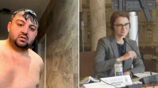 PSD se spală pe mâini de Alberto Caraian, care a apărut în prosop la şedinţa online. Colegii, surprinşi cum se roagă de el să închidă camera