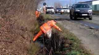 Zăpada s-a dus, gunoaiele au rămas.Tone de resturi menajere au fost aruncate la întâmplare pe marginea drumurilor din Maramureș