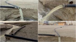 Marea Neagră, poluată de investitorii imobiliari. Apele cu sulf rezultate în urma construcțiilor din stațiune, deversate direct în mare