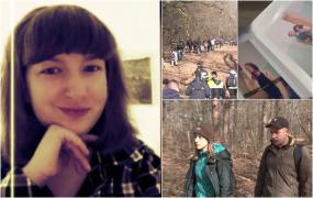 Imaginile surprinse cu puţin timp înainte ca Angelika să dispară. 400 de oameni o caută, dar până acum i-au găsit doar telefonul şi protofelul