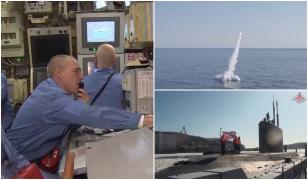 Moscova îşi testează rachetele Kalibr în Marea Japoniei. Este acelaşi tip de proiectil folosit de ruşi în Ucraina