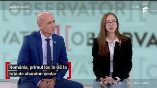 Miruna Croitoru, reprezentant al Consiliului Elevilor, şi secretarul de stat Sorin Ion, despre Legile Educaţiei