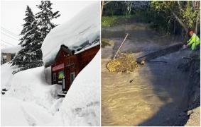 Vremea extremă continuă să facă ravagii în SUA. "Expresul Ananasului" ar putea provoca topirea prea rapidă a zăpezii