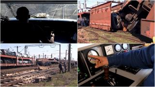Mecanicul trenului implicat în accidentul din Roşiori ar fi mers pe un tronson cu viteză de şapte ori mai mare. Ar putea fi pus să plătească zecile de maşini distruse