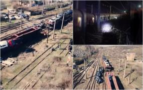 Ancheta în cazul accidentului feroviar din Roșiori ridică multe semne de întrebare. Mecanicul de locomotivă neagă că ar fi trecut pe roșu