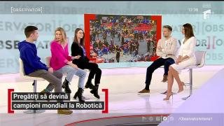 Roboţelul care reprezintă România la Campionatul Mondial de Robotică din SUA