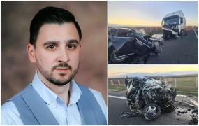 "Vai, mamă!" Filmul tragediei în care Cristian, un director de şcoală din Tecuci, a ales să se sinucidă pe Drumul Morţii E 85. A aşteptat clipa fatală