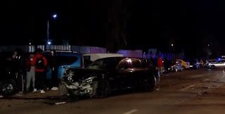 Un şofer cu BMW a făcut praf două maşini, după o cursă nebună pe străzile Bucureştiului