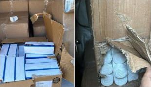 Camion plin cu pastile Viagra contrafăcute, descoperit în Vama Nădlac. Şoferul urma să "împartă" marfa prietenilor