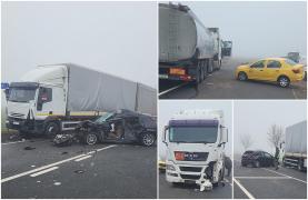 Tată și fiu, răniți într-un accident de groază pe o șosea din Buzău. Tânărul a fost resuscitat și dus în stare critică la spital