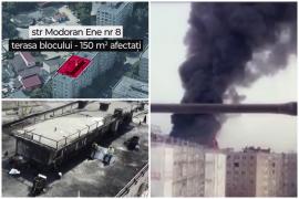 Cauza incendiului din Rahova, unde un bloc în reabilitare a ars ca o torţă. Locatarii au teoria lor