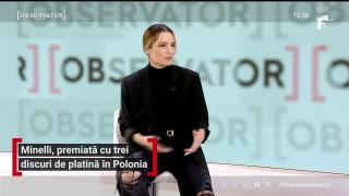 Minelli, interviu la Observator despre primul ei album. Cine a convins-o pe artista internaţională să lanseze un album?