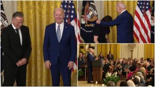 Talent recunoscut de Casa Albă. Actori americani, premiaţi de Joe Biden pentru carierele de succes: "Unii oameni se nasc ca să conducă!"