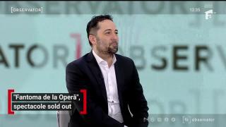 Fantoma de la Operă", în premieră la Opera Naţională: "Promitem că va arăta ca pe Broadway!