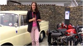 Bijuterii pe roţi, atracţia de la poalele Transalpinei. Cea mai importantă piesă de la expoziţie, o motocicletă fabricată în 1928