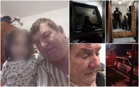 Negocierile purtate de mascaţi cu individul care şi-a sechestrat fetiţa in beci. Agresorul a chemat în ajutor un prieten de 90 de ani, cu toporul